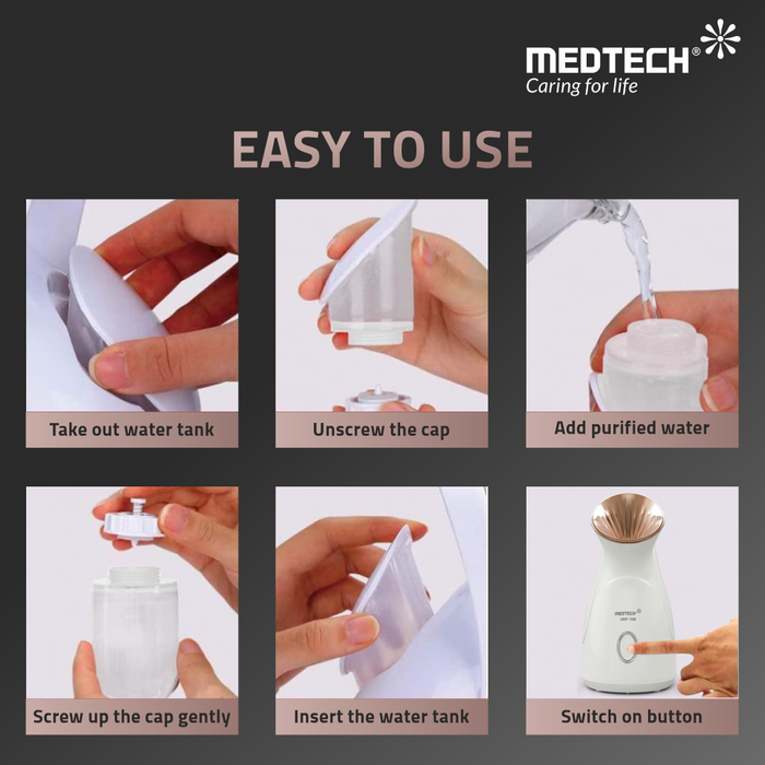 Medtech Nano Ionic Facial Steamer Handyvap VAP-100