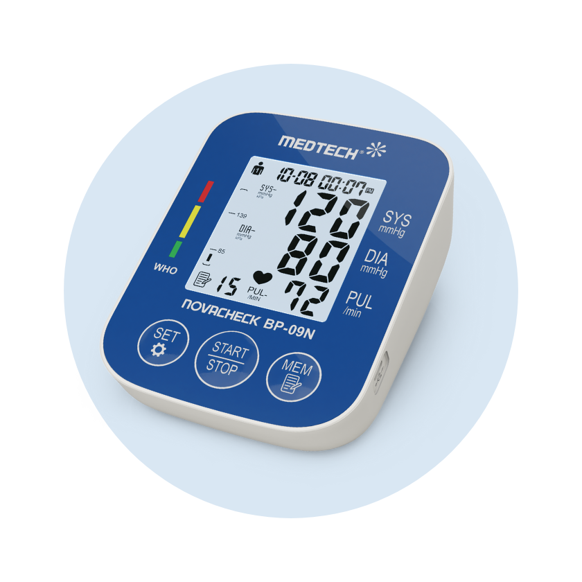Best Automatic Digital Blood Pressure Monitor by Medtech for Home Use