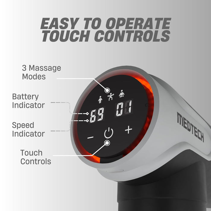 Medtech Blaze Percussion Massage Gun – Deep Tissue Therapy for Relaxation & Recovery
