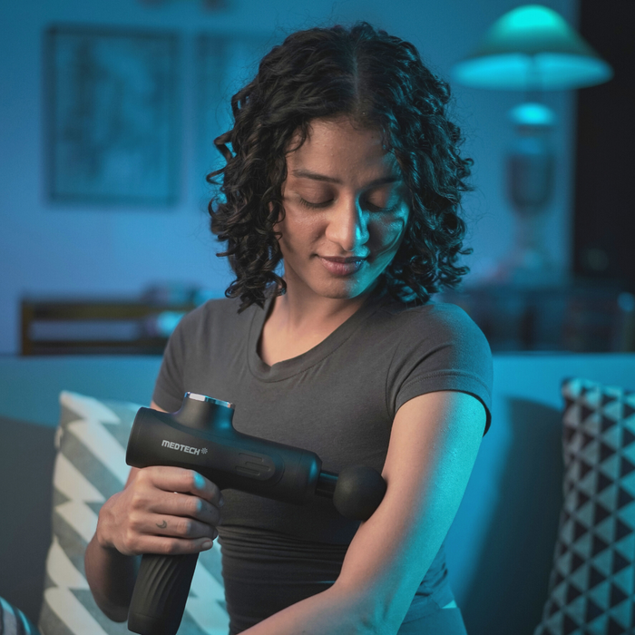 Medtech Cordless Massager Gun GMV 1 for sore muscle pain relief