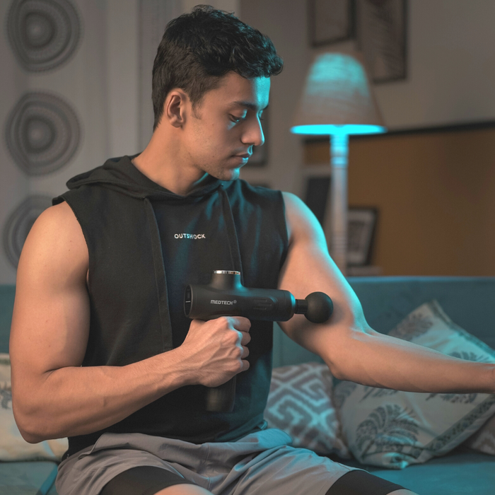 Medtech Cordless Massager Gun GMV 1 for sore muscle pain relief