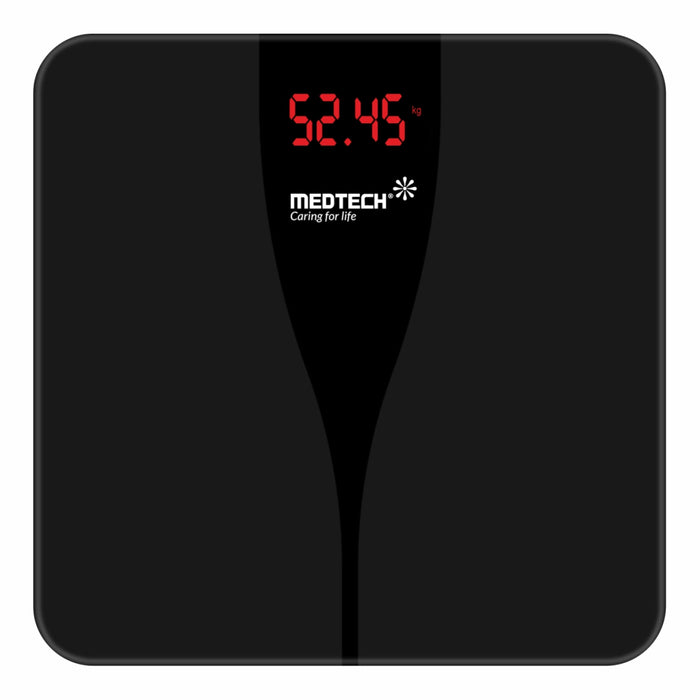 MEDTECH WS05 Thin Automatic Personal Digital Weight Scale With 4 Sensor Technology (5 mm Glass)