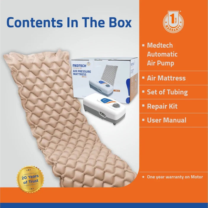 Medtech Airbed AB03 Anti Decubitus Bubble Air Mattress for prevention of bed/pressure sores - Medtechlife