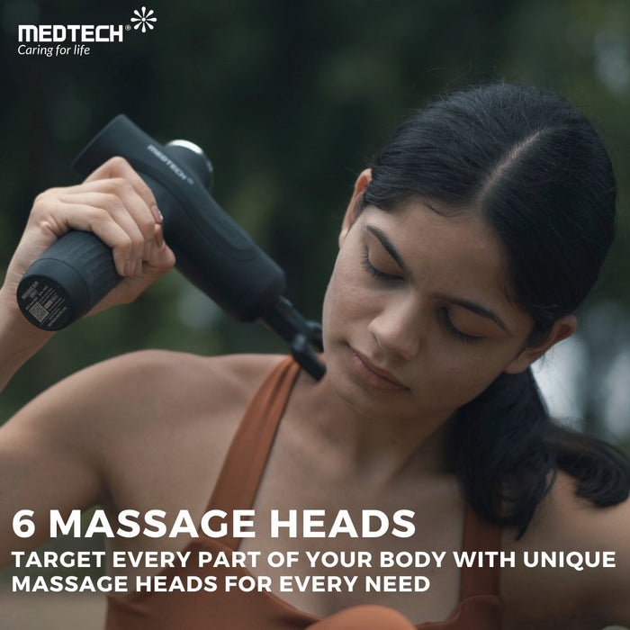 Medtech Cordless Massager Gun GMV 1 for sore muscle pain relief - Medtechlife