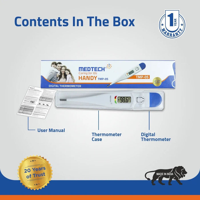 Medtech Digital Thermometer TMP 05 (with Quick Reading Technology) - Medtechlife