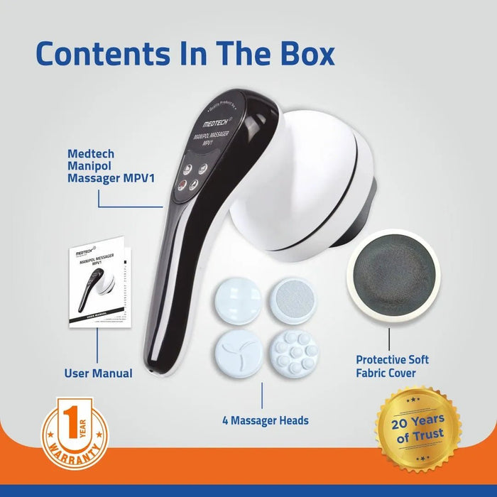 Medtech Manipol Handheld Full Body Massager Machine MPV1 - Medtechlife