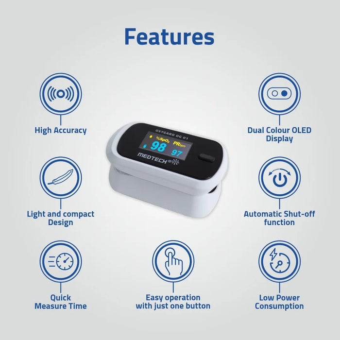 Medtech Pulse Oximeter OG-01 - Features