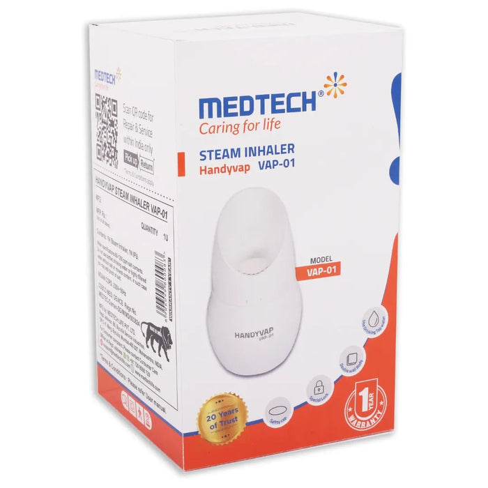 Medtech Steamer Handyvap 01 & TMP05 Digital Thermometer COMBO - Box
