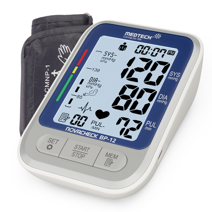 Medtech Automatic Digital BP Machine Blood Pressure Monitor BP12 (with backlight)