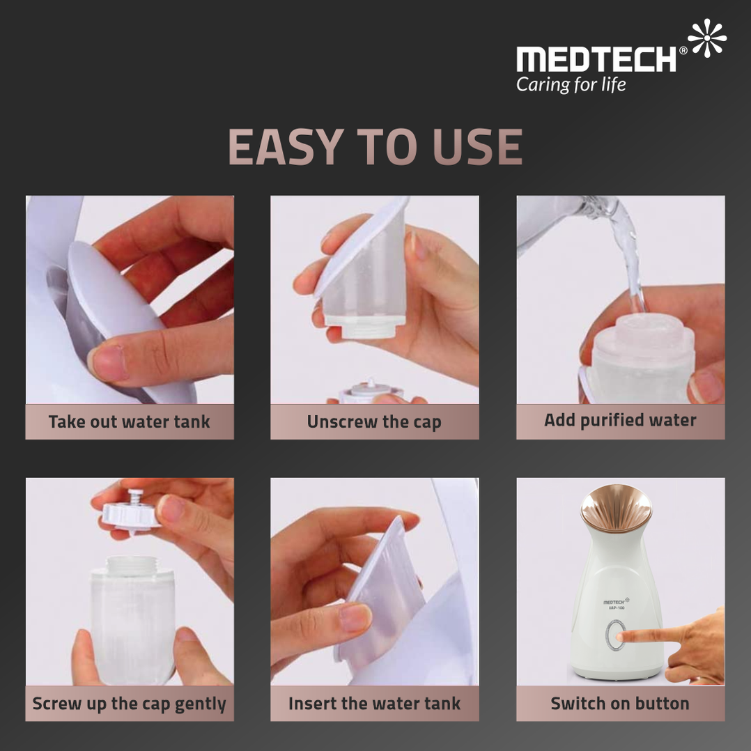 Medtech Nano Ionic Facial Steamer Handyvap VAP100 — Medtechlife