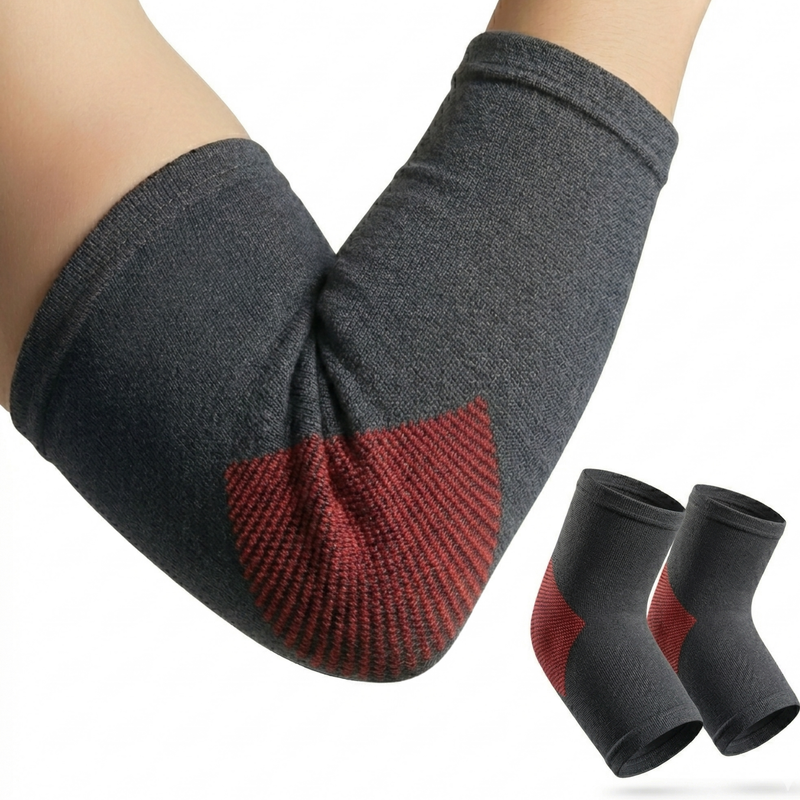 Novalife Premium Elbow Support Brace | Compression Sleeve for Tennis Elbow (Pack of 2)