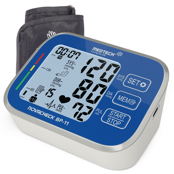 Medtech Automatic Digital BP Machine Blood Pressure Monitor BP11 (with backlight)
