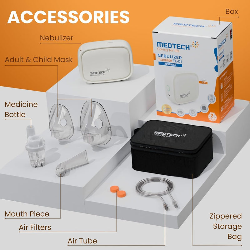 Medtech USB-C Powered Nebulizer Travelite TL-01 (DC Nebulizer)