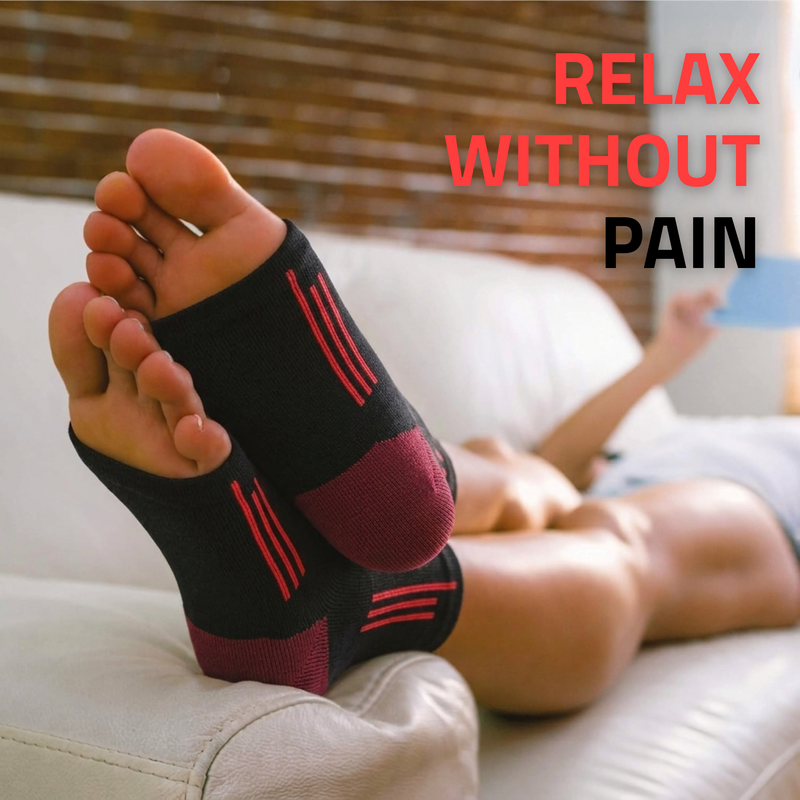 Novalife Premium Breathable & Stretchable Ankle Support Sleeve for Men & Women – 1 Pair Ankle Support