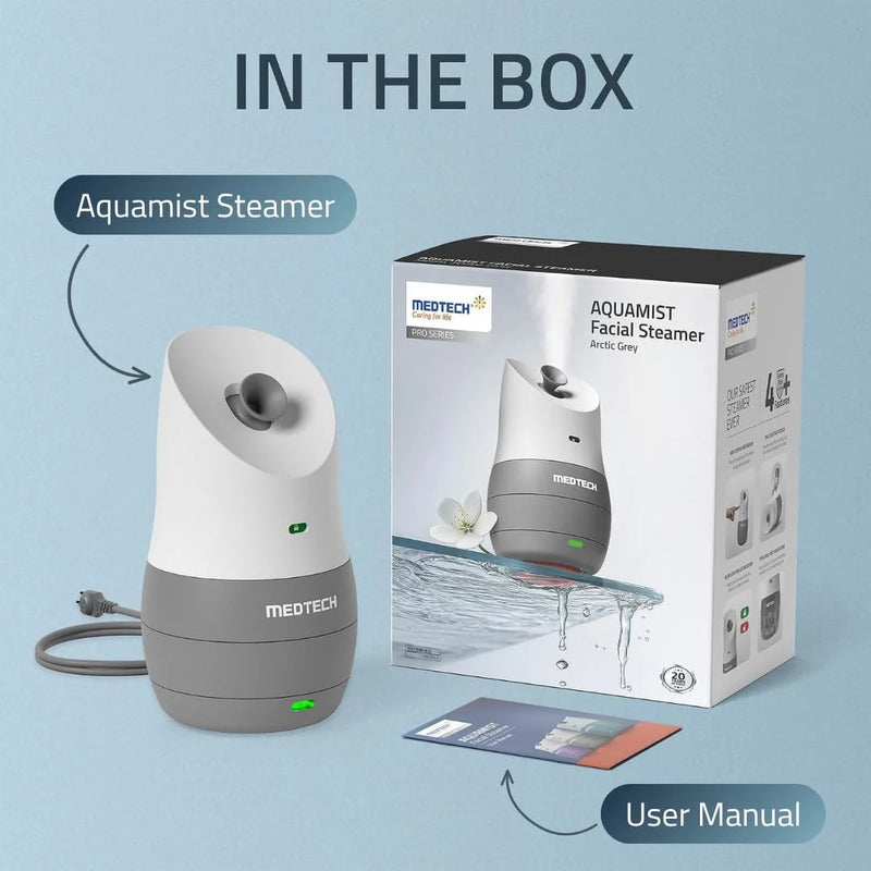 MEDTECH Aquamist 3 In 1 Facial Steamer | Balms and Oils Compatible