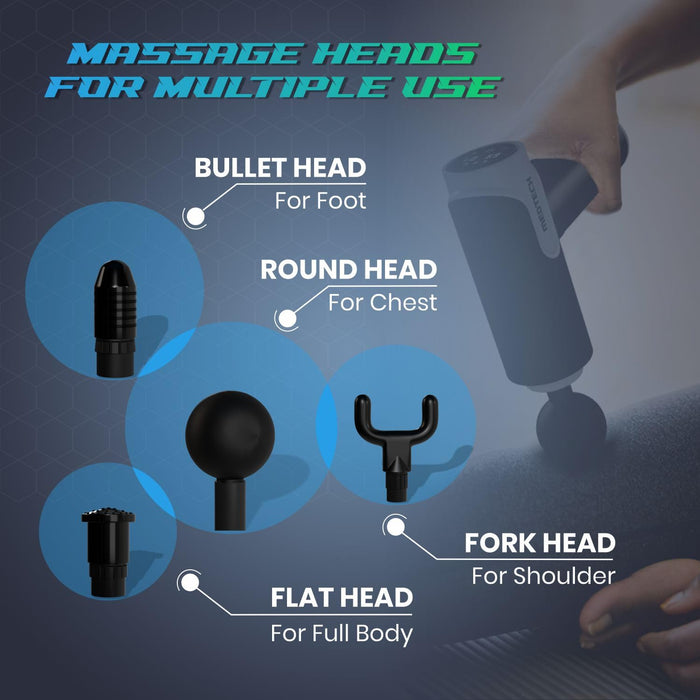 Medtech Blaze Percussion Massage Gun – Deep Tissue Therapy for Relaxation & Recovery