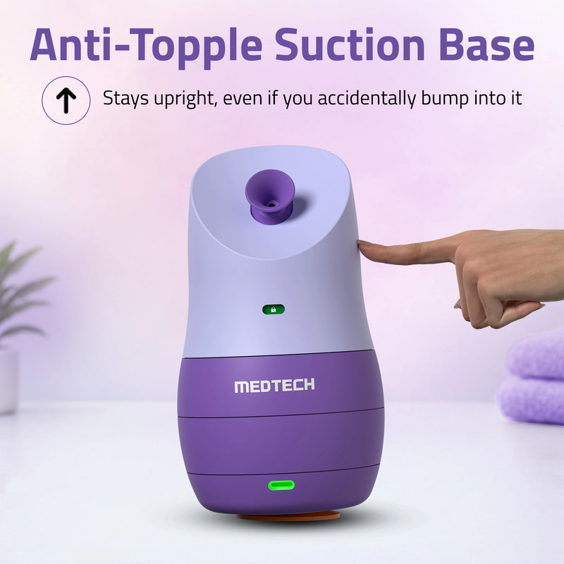 MEDTECH Aquamist 3 In 1 Facial Steamer | Balms and Oils Compatible | Lavender Glow