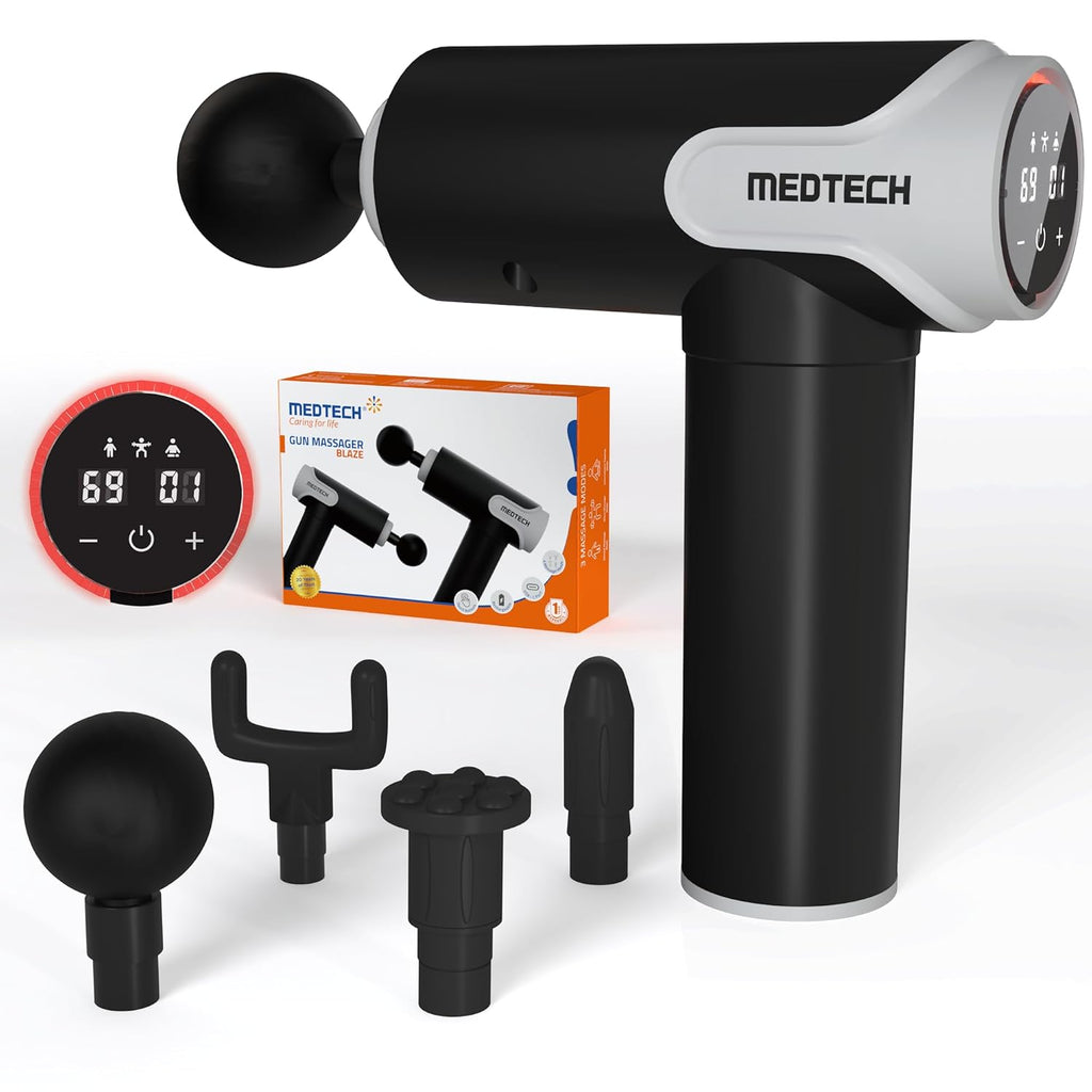Medtech Blaze Percussion Massage Gun – Deep Tissue Therapy for Relaxation  Recovery