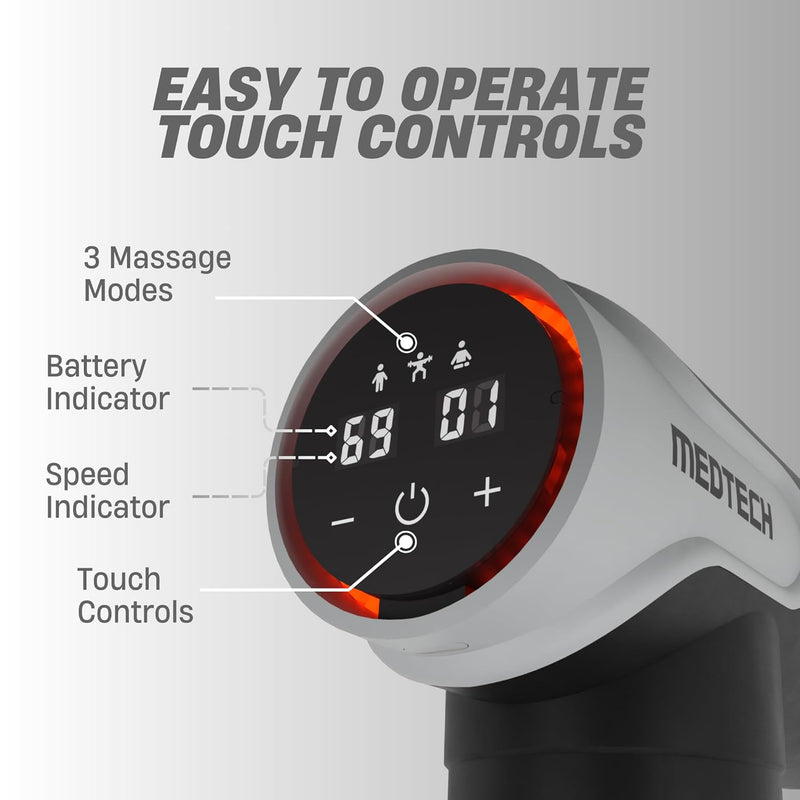 Medtech Blaze Percussion Massage Gun – Deep Tissue Therapy for Relaxation & Recovery