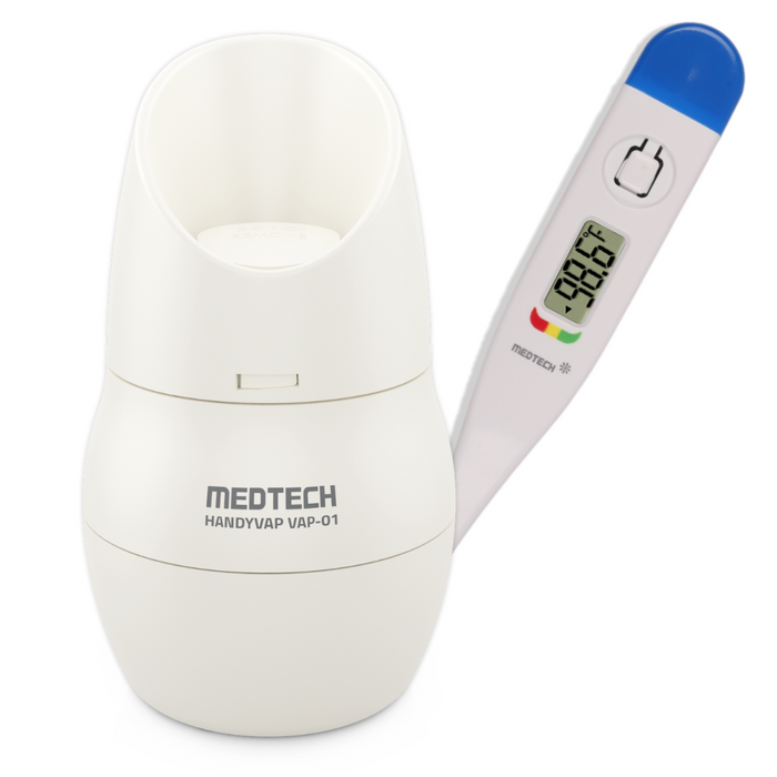 Medtech Steamer Handyvap 01 & TMP05 Digital Thermometer COMBO