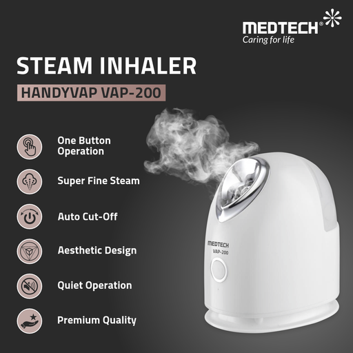 Medtech Nano Ionic Facial Steamer Handyvap VAP-200 Medtechlife Medtech Nano Ionic Facial Steamer Handyvap VAP-200 Medtechlife