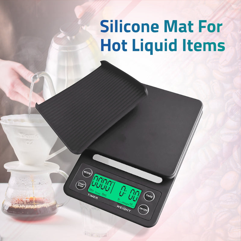 Medtech Kitchen Scale KS 02 Coffee Kitchen Scale with Timer