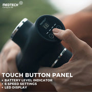 Medtech Cordless Massager Gun GMV 1 for sore muscle pain relief - Medtechlife