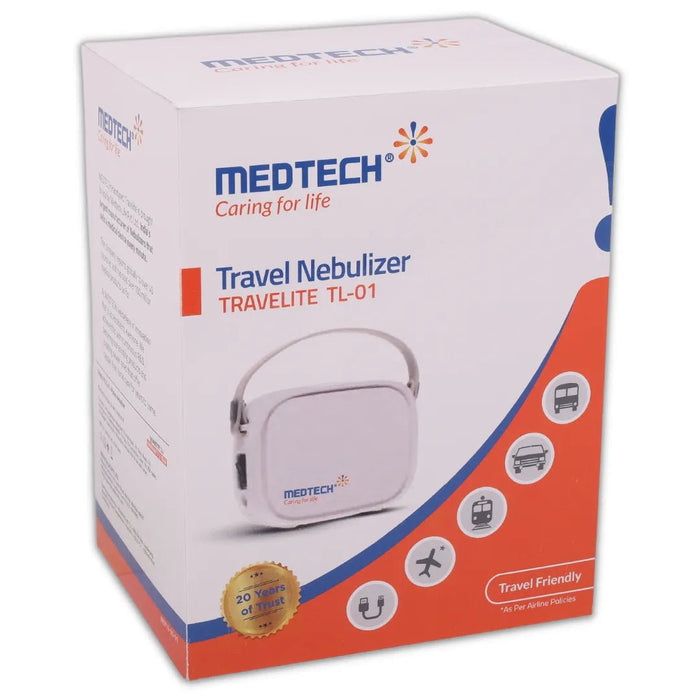Medtech Nebulizer Travelite (Portable Nebulizer-can be used with a power bank) -box
