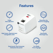 Medtech Needle Burner & Syringe Destroyer - Features