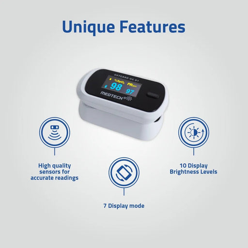 Medtech Pulse Oximeter OG-01 - Unique Features