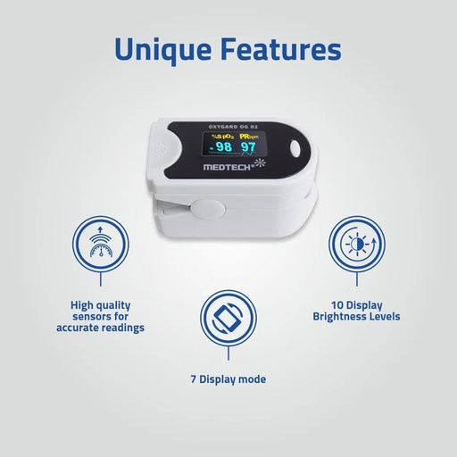 Medtech Pulse Oximeter OG-02 - Unique Features