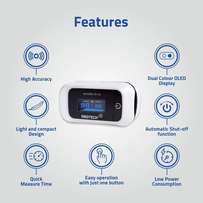 Medtech Pulse Oximeter OG-03 - features