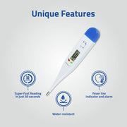 Medtech Steamer Handyvap 01 & TMP05 Digital Thermometer COMBO - Unique Feature