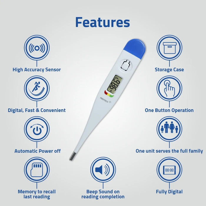 Medtech Steamer Handyvap 01 & TMP05 Digital Thermometer COMBO - Features